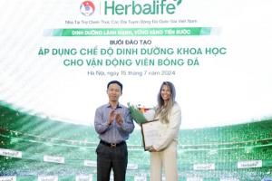 Herbalife và LĐBĐVN phối hợp tổ chức đào tạo về dinh dưỡng khoa học cho các CLB bóng đá chuyên nghiệp, các trung tâm, đơn vị đào tạo, huấn luyện