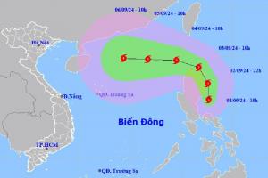 Bão Yagi đang hướng vào Biển Đông, khả năng đạt cường độ rất mạnh