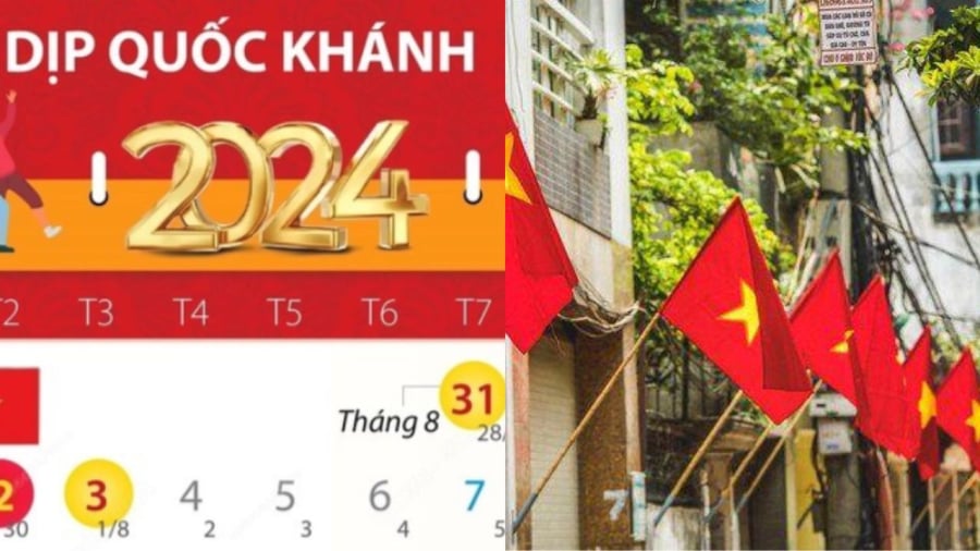 Quốc khánh 2/9/2024 được nghỉ mấy ngày?